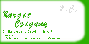 margit czigany business card